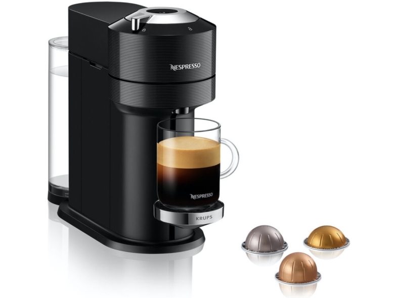 Krups Vertuo Next XN9108, Kapseldrevet kaffemaskin, 1,1 l, Kaffe kapsyl, 1500 W, Sort