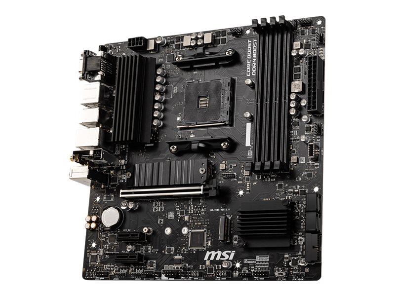 Msi B550m Pro-Vdh Wifi, Amd, Socket Am4, 3Rd Generation Amd Ryzen 3, 3Rd Generation Amd Ryzen 5, 3Rd Generation Amd Ryzen 7, 3Rd..., Socket Am4, Dd