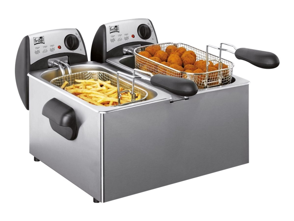 FRITEL Starter FR 1355 Duo - Fritureapparat - 6 liter - 4.4 kW - grå