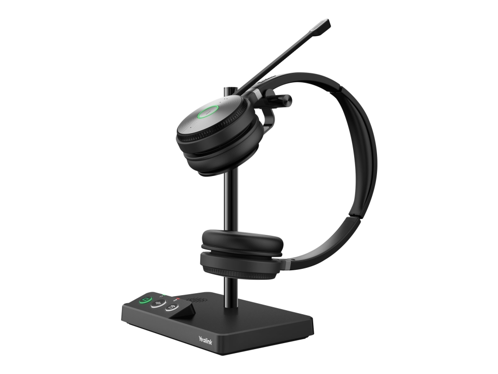 Yealink WH62 Dual - Headset - på örat - DECT - trådlös - Optimerad för UC
