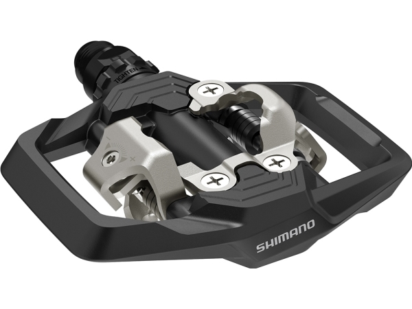 Shimano Pedal Vejcykel Stål Sort Stål Chromoly Steel 4140 Crmo Klemløse Pedaler Mand/kvinde