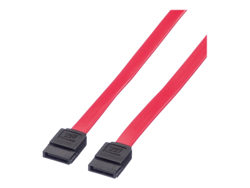 Secomp Value – Sata-Kabel – Serial Ata 150/300 – Sata (Buchse) Auf Sata (Buchse) – 50 Cm – Rot