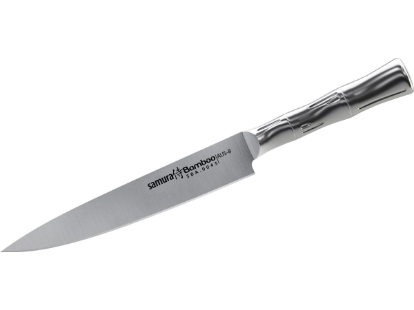 Samura Bamboo Universal Slicing Knife 8"/200Mm From Aus 8 Japanese Steel 59 Hrc