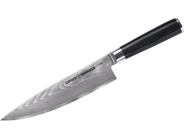 Samura Damascus Universal Kitchen Chef’S Knife 8.0"/200Mm From Aus 10 Damascus Steel 61 Hrc (67 Layers)
