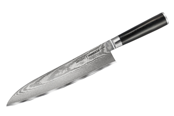 Samura Damascus Universal Kitchen Chef’S Knife 240Mm From Aus 10 Damascus Steel 61 Hrc (67 Layers)