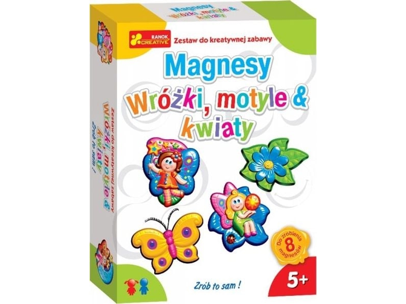 Plaster Magnets Fairies Butterflies And Flowers