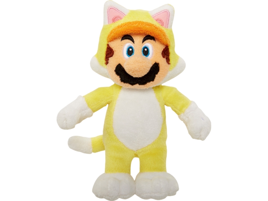 Nintendo Super Mario Cat Mario -Pehmolelu, 19 Cm