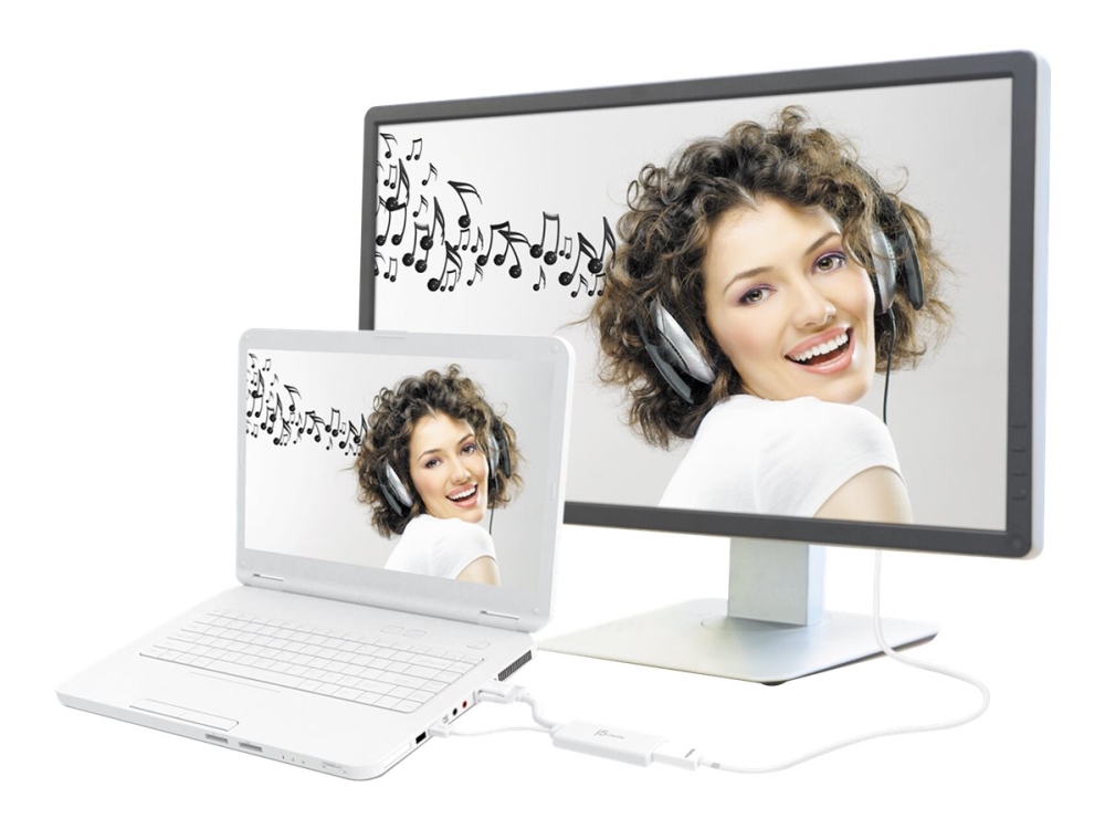 J5create Jda214-N Vga Zu Hdmi Video Audio Adapter, 0,176 M, Vga, Usb A, Hdmi, Stecker, Buchse, Usb