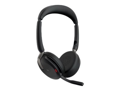 Jabra Evolve2 65 Flex, Verkabelt & Kabellos, Büro/Callcenter, 20 - 20000 Hz, 136 G, Kopfhörer, Schwarz