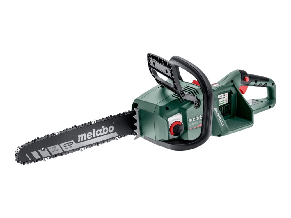 Metabo Ms 36-18 Ltx Bl 40 – Kædesav – Ledningfri – 18 V – Intet Batteri, Ingen Oplader – 40 Cm – Skærekapacitet 360 Mm – 3.2 Kg – Solo