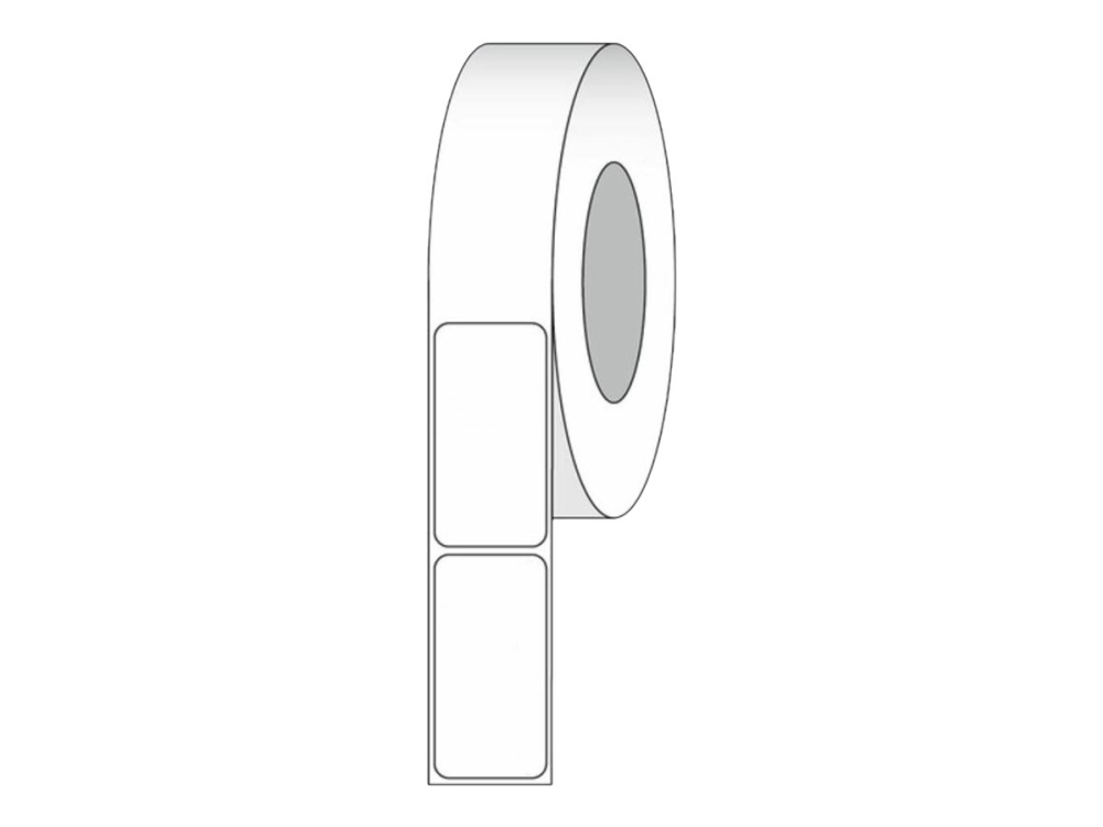 Capture - Øko-papir - permanent klæbemiddel - ubelagt - hvid - 47 x 25 mm 12000 etikette(r) (12 rulle(r) x 1000) boks - etiketter