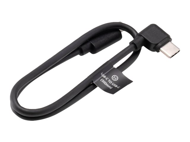 DJI - Kontrolkabel til kamera - 24 pin USB-C han vinklet til 24 pin USB-C han lige - 30 cm - for DJI RS 3 Mini