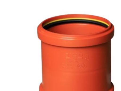 Kaczmarek PP-dobbelt stikmuffe 315mm. EN1852-1