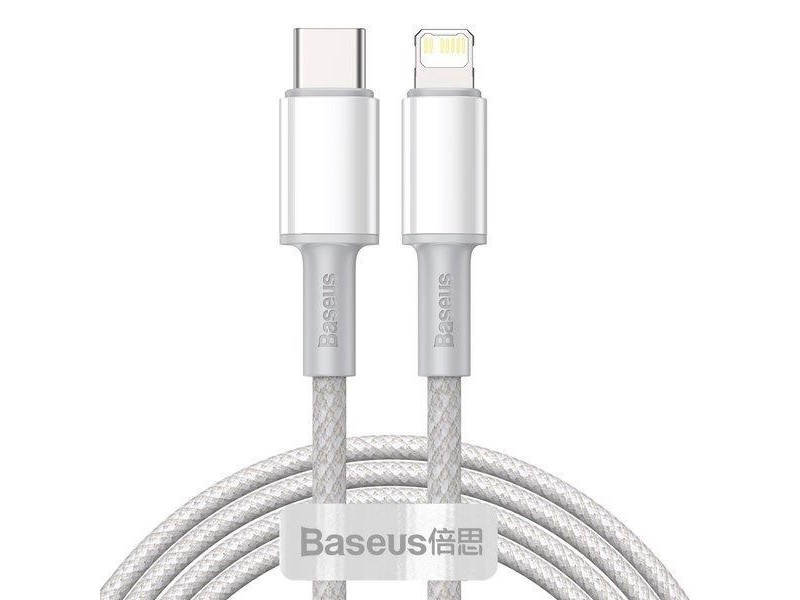 Baseus Catlgd-A02, 2 M, Lightning, Usb C, Männlich, Männlich, Weiß