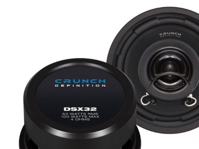 Crunch Dsx32, 2-Vejs, 100 W, 50 W, 4 Ohm (O), 45 Mm, 8,8 Cm