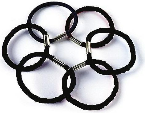 DON GUMMY (FA-9863) 6pcs black