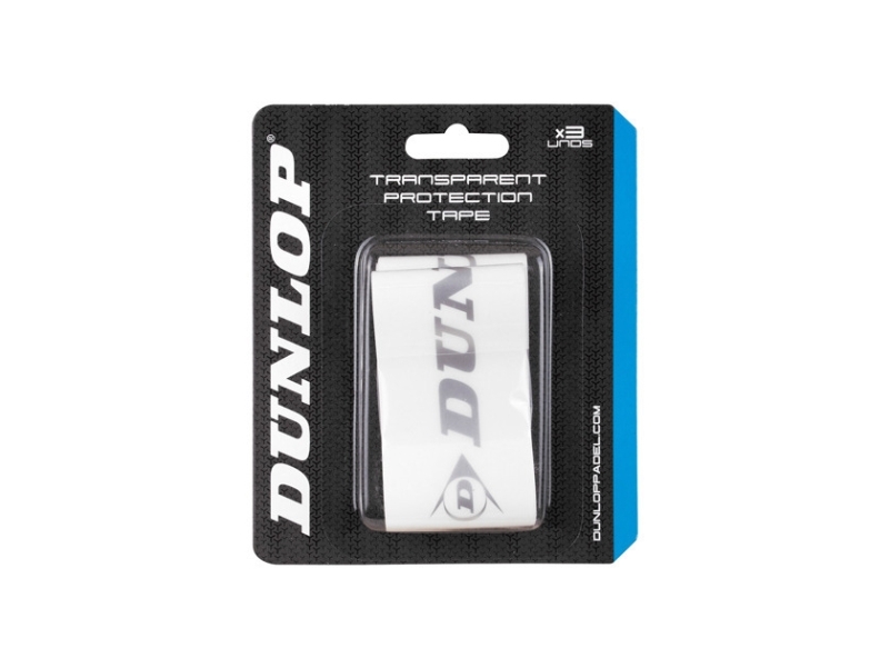 Padel racket protective tape DUNLOP 3 pcs, transparent | Sport & Träning - Sportutrustning - Badminton | GameStuff