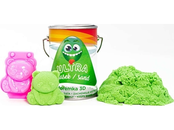 Epee Ultra Sanddåse 150 G Grøn + Form 3D-Panda