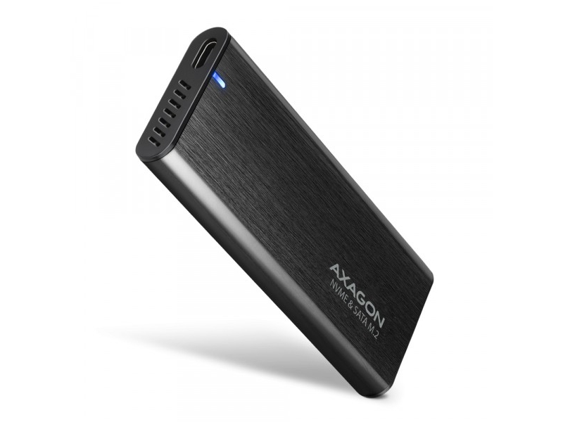 Axagon Eem2-Sb2 Usb-C 3.2 Gen 2, M.2 Ssd Gehäuse - Schwarz (Eem2-Sb2)