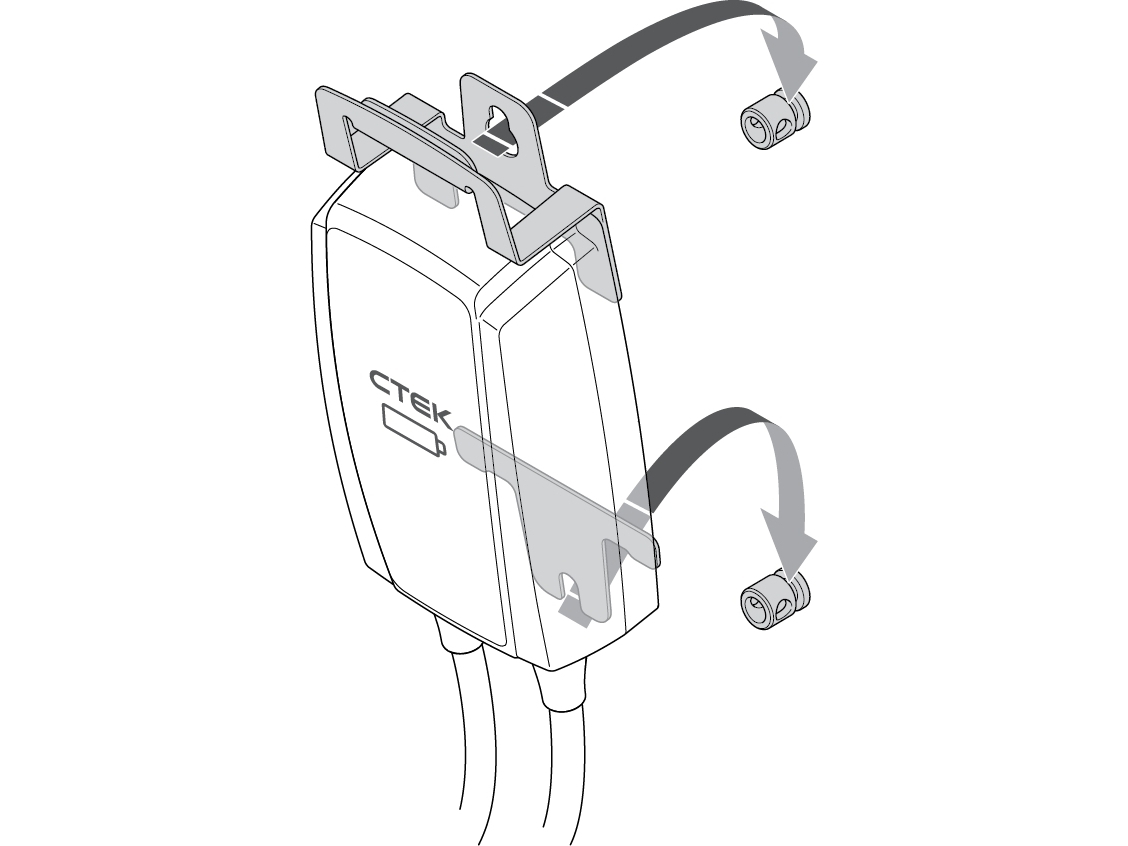 CTEK Njord Go väggfäste -seinäteline Njord Go -latauslaitteelle | Bilvård & Biltillbehör - Garage utrustning - Laddningsställ & Laddkablar | GameStuff