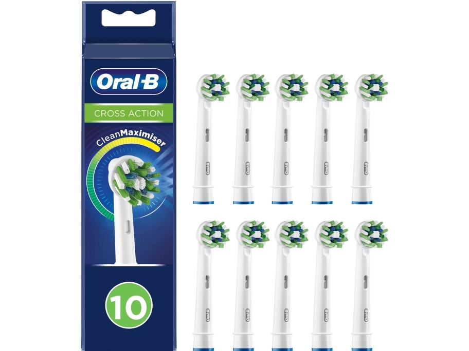 Oral B Crossaction 80339346 10 Stk Blå Grøn Hvid 3 Måneder Tyskland Oral B Alle Oral B Elektrische Tandenborstels Behalve Oral B Pulsonic