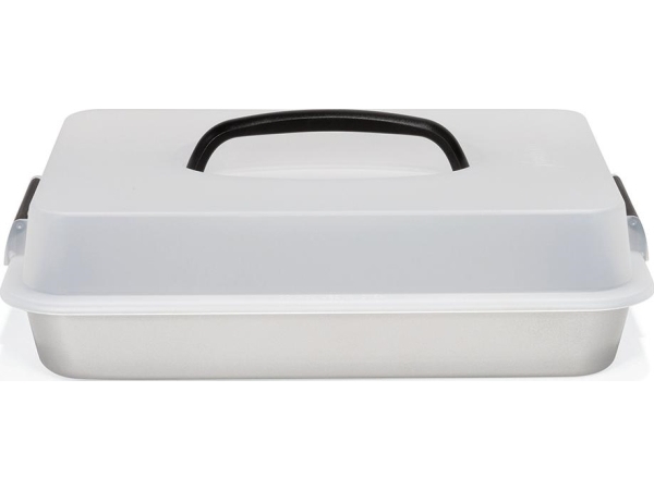 PATISSE Sidabrinis-TOP Forma do pieczenia su dangteliu su laikikliu 35 x 24 cm