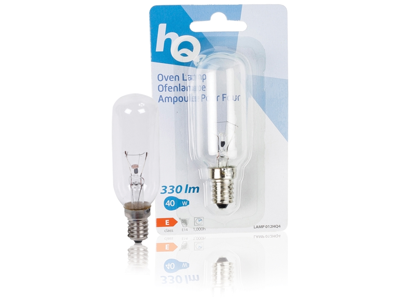 HQ O12HQ4, 40 W, T29, E14, 1000 h, Vit, Klar | Ljuskällor - Glödlampor och halogenlampor | GameStuff