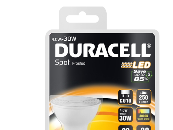 Duracell Led Spot 4W 3000K