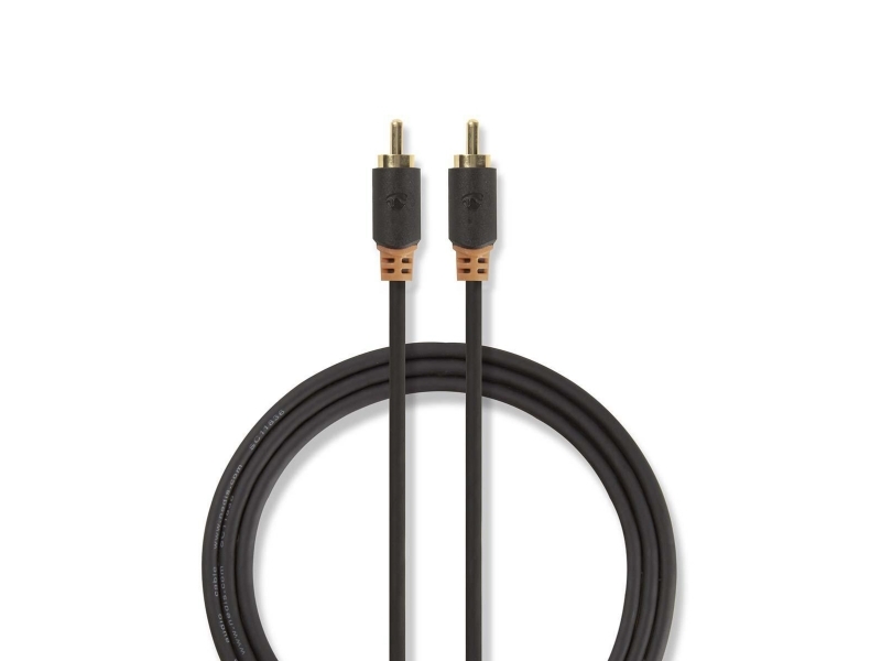 Nedis Cabw24170at20, Rca, Male, Rca, Male, 2 M, Anthracite