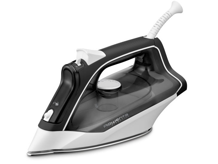 Rowenta Dx1530, Tør & Dampstrygejern, Rustfri Strygesål, 2 M, 100 G/Min, Sort, 30 G/Min