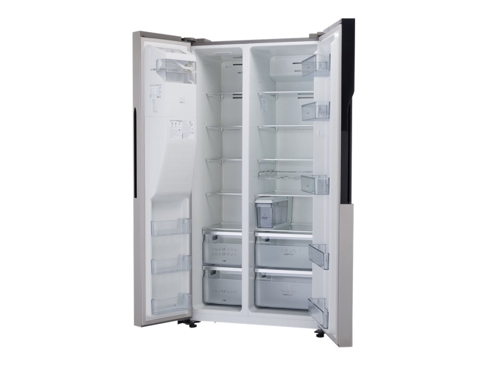 Gorenje NRS9182VX - Køleskab/fryser - side-by-side med vanddispenser, isdispenser