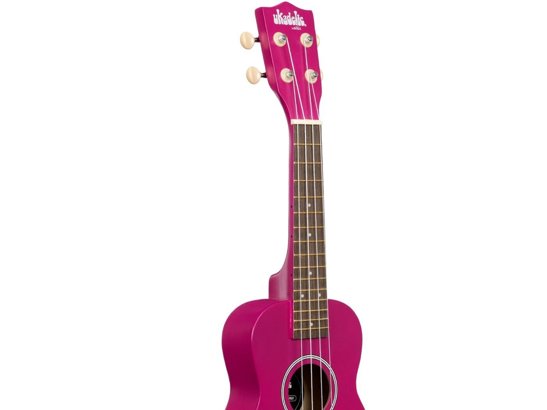 Kala Ukadelic Dragon Fruit Soprano ukulele, pink | Hobby - Musikinstrument - Rytmisk utrustning | GameStuff