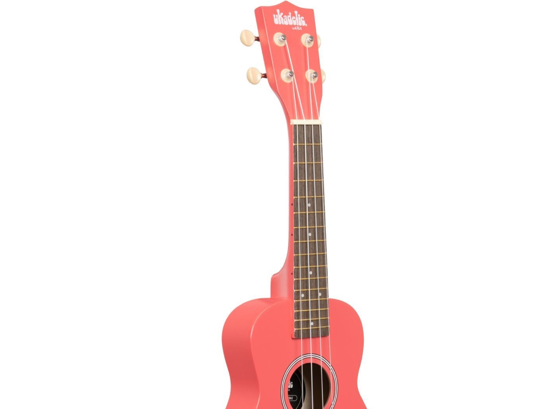 Kala Ukadelic Razzle Dazzle Soprano Ukulele, Coral