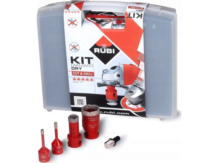 RUBI mini-bor sæt til drygres i 6, 8, 10 og 12 mm