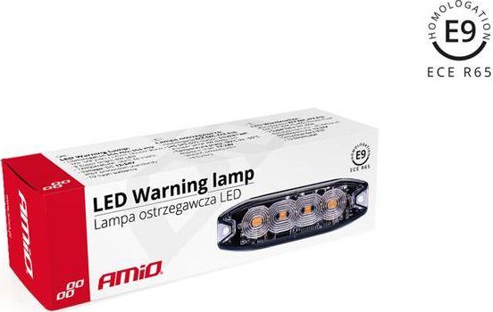 Amio Flat Flash 4X3w Led R65 R10 12/24V Ip68