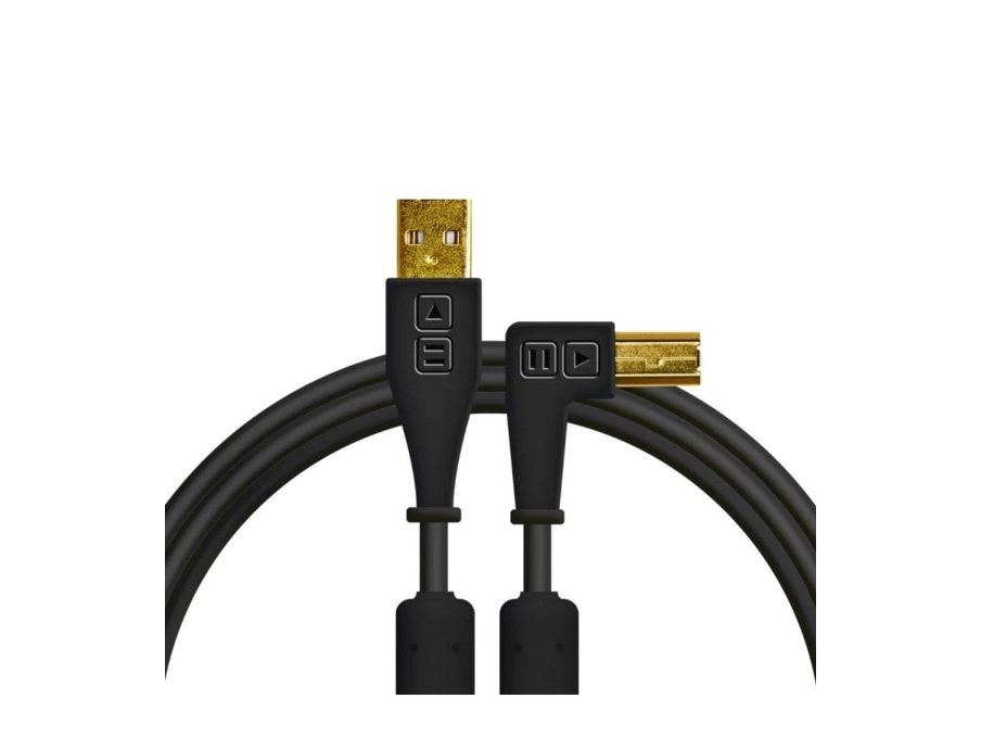 Kabel USB DJ TECHTOOLS Chroma Cable USB 1.5 m łamany czarny