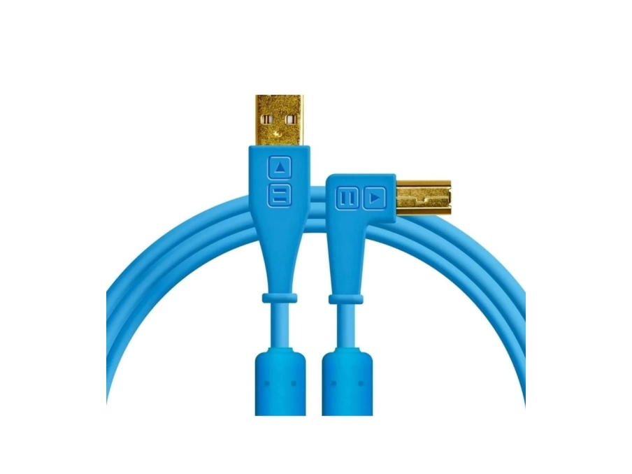 Techtools Chroma Usb Dj Kabel 1.5M Pause Blau