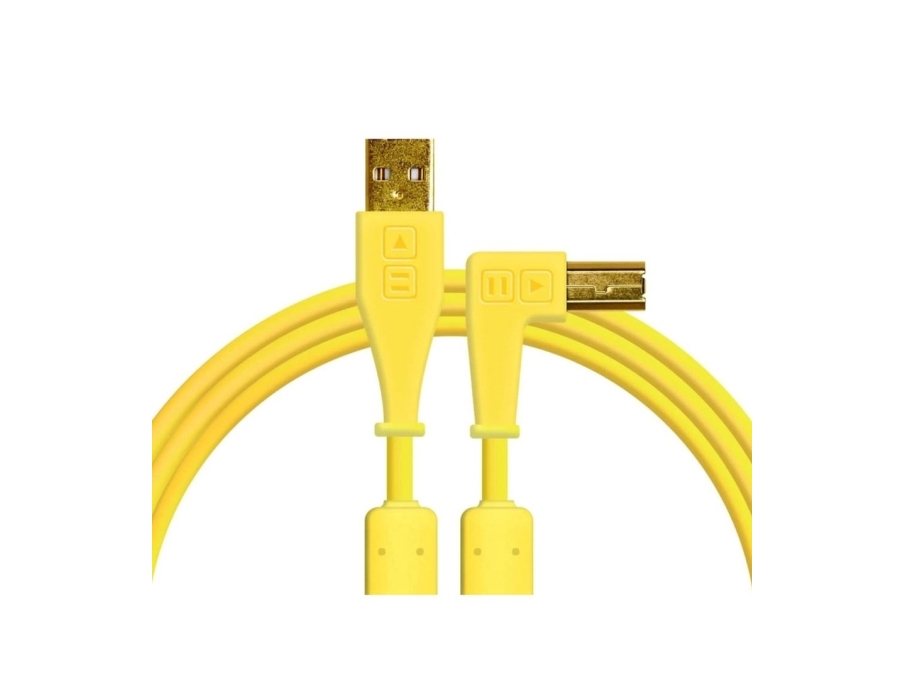 Kabel USB DJ TECHTOOLS Chroma Cable USB 1.5 m łamany żółty