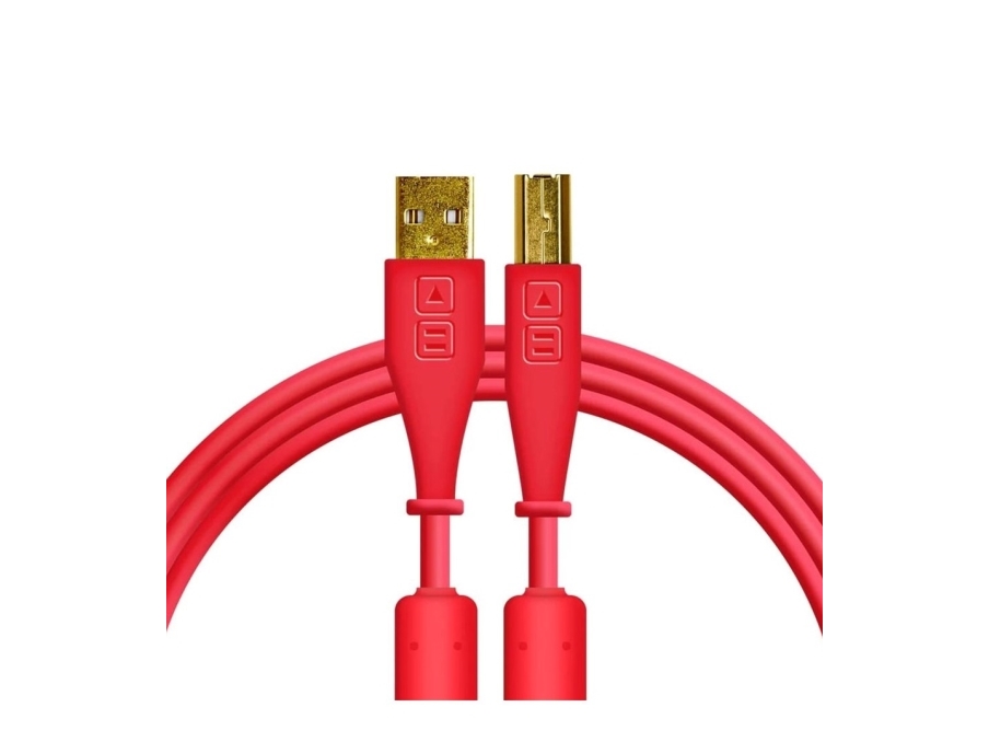 DJ TECHTOOLS Chroma Cable USB - USB-kabel, röd - 1,5 m