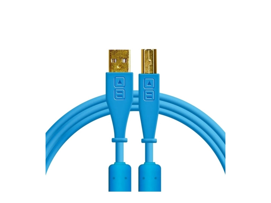 Kabel USB DJ TECHTOOLS DJ TECHTOOLS- Chroma Cable USB 1.5 m- prosty- niebieski