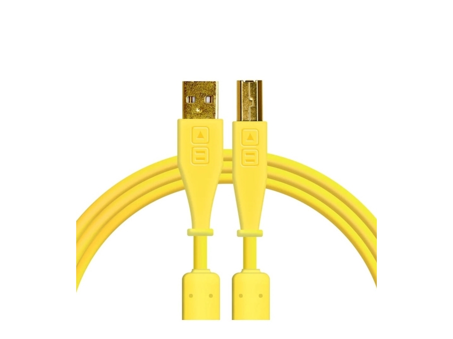 Kabel USB DJ TECHTOOLS Chroma Cable USB 1.5 m prosty żółty