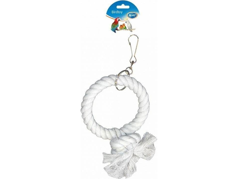 Duvo+ Duvo+ leksak för fåglar Hustler med rep 17cm | Sällskapsdjur - Fågel - Burar och tillbehör | GameStuff