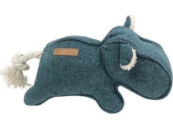 D&D Hundespielzeug Flusspferd Blau 30X14 Cm