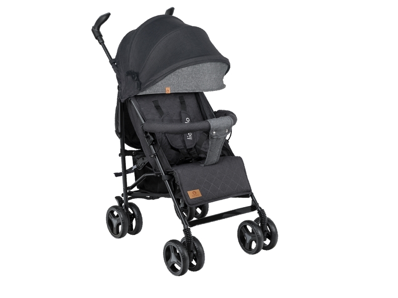 Lionelo Strollers - Lo-Irma Black/Dark Grey | Baby & barn - Utrustning för barn - Sittvagn | GameStuff