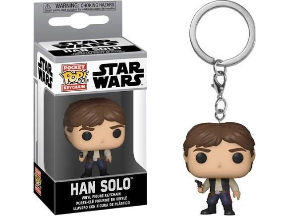 Funko Pop! Schlüsselanhänger: Han Solo, 10 Cm