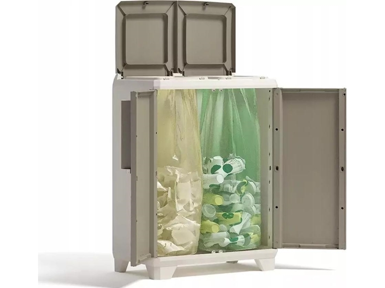 Split Premium Medienos atliekų rūšiavimo spinta, 248103, KETER [17210302]