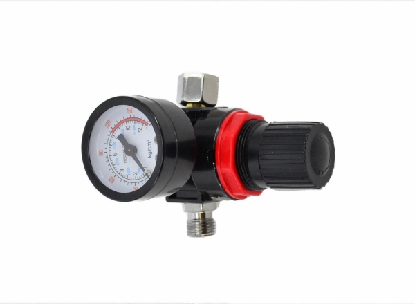 AWTOOLS reduktion + manometer 1/4
