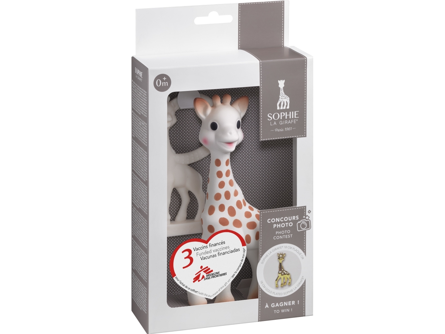 VULLI Sophie la girafe bitring, 0 mån+, 2 st., 516510E | Leksaker - För dom minsta - Tuggleksaker | GameStuff