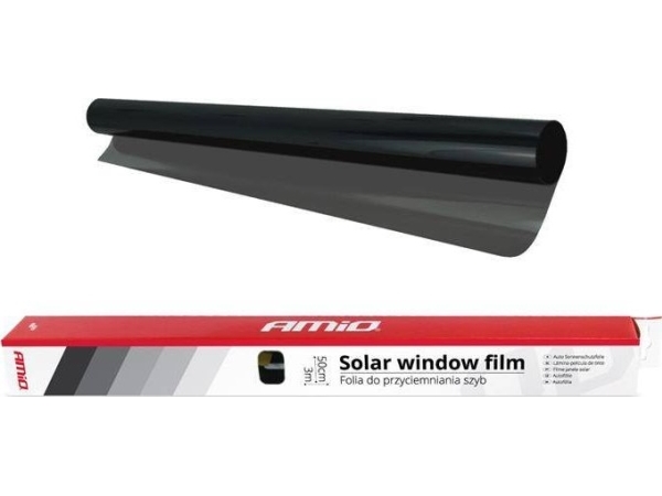 AMiO Dark Black vinduestoningsfilm 0,5x3m (15%)