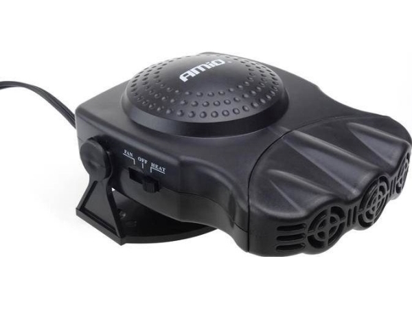 Automobilinis šildytuvas su ventiliatoriumi -12V 150W AMIO-02385